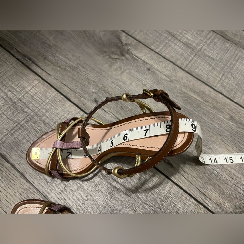 Vintage Louis Vuitton Wedge Sandals size 35.5 - Picture 7 of 9